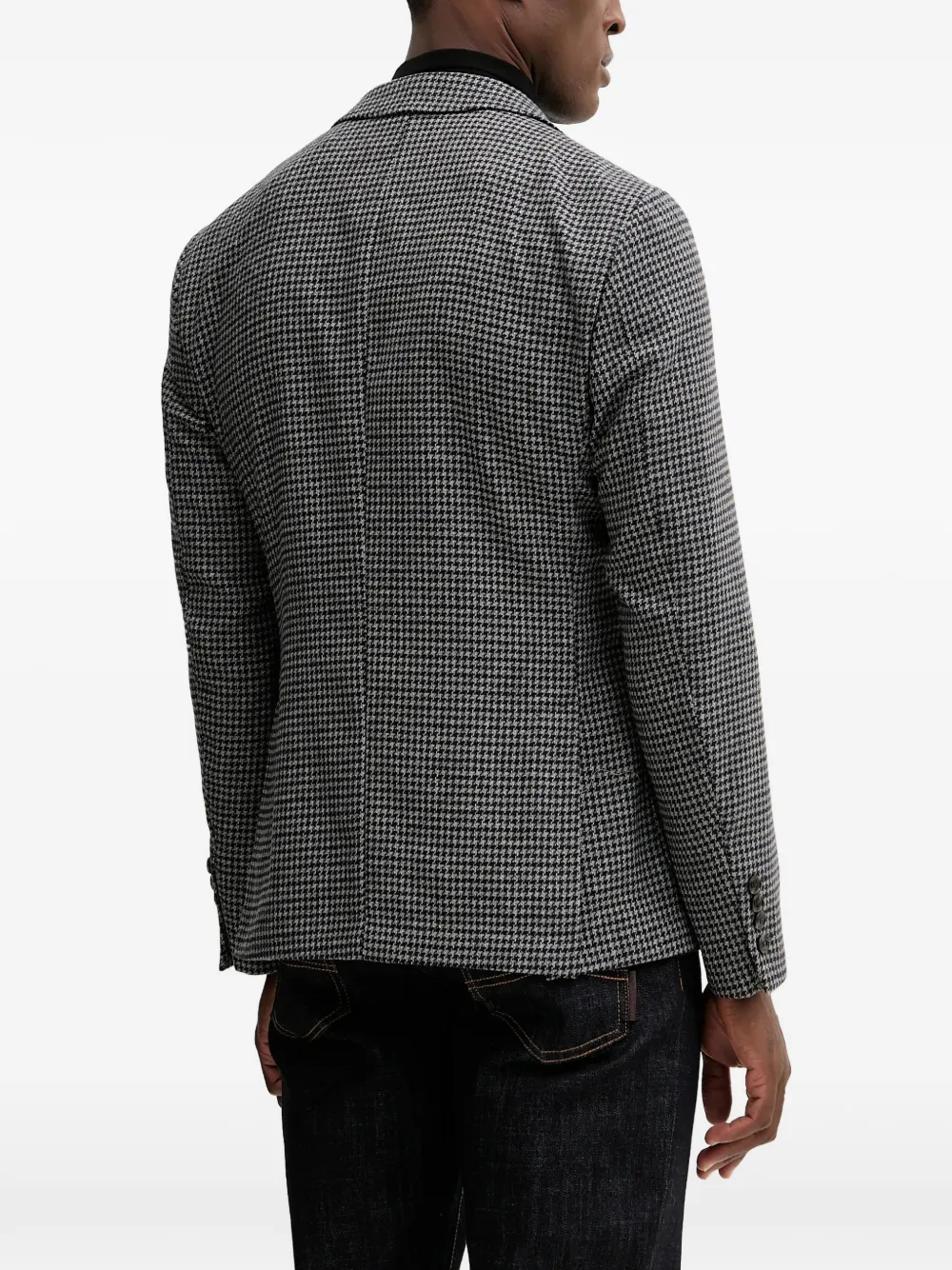  Joop! Houndstooth Single-breasted Blazer - Grey 