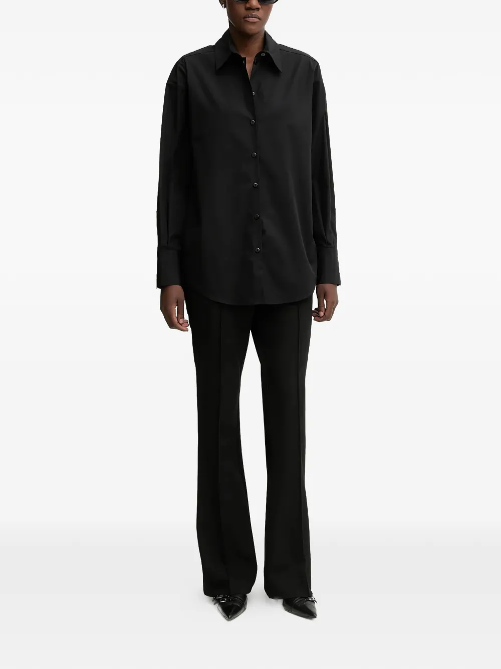 La Mania buttoned zenith shirt - Zwart