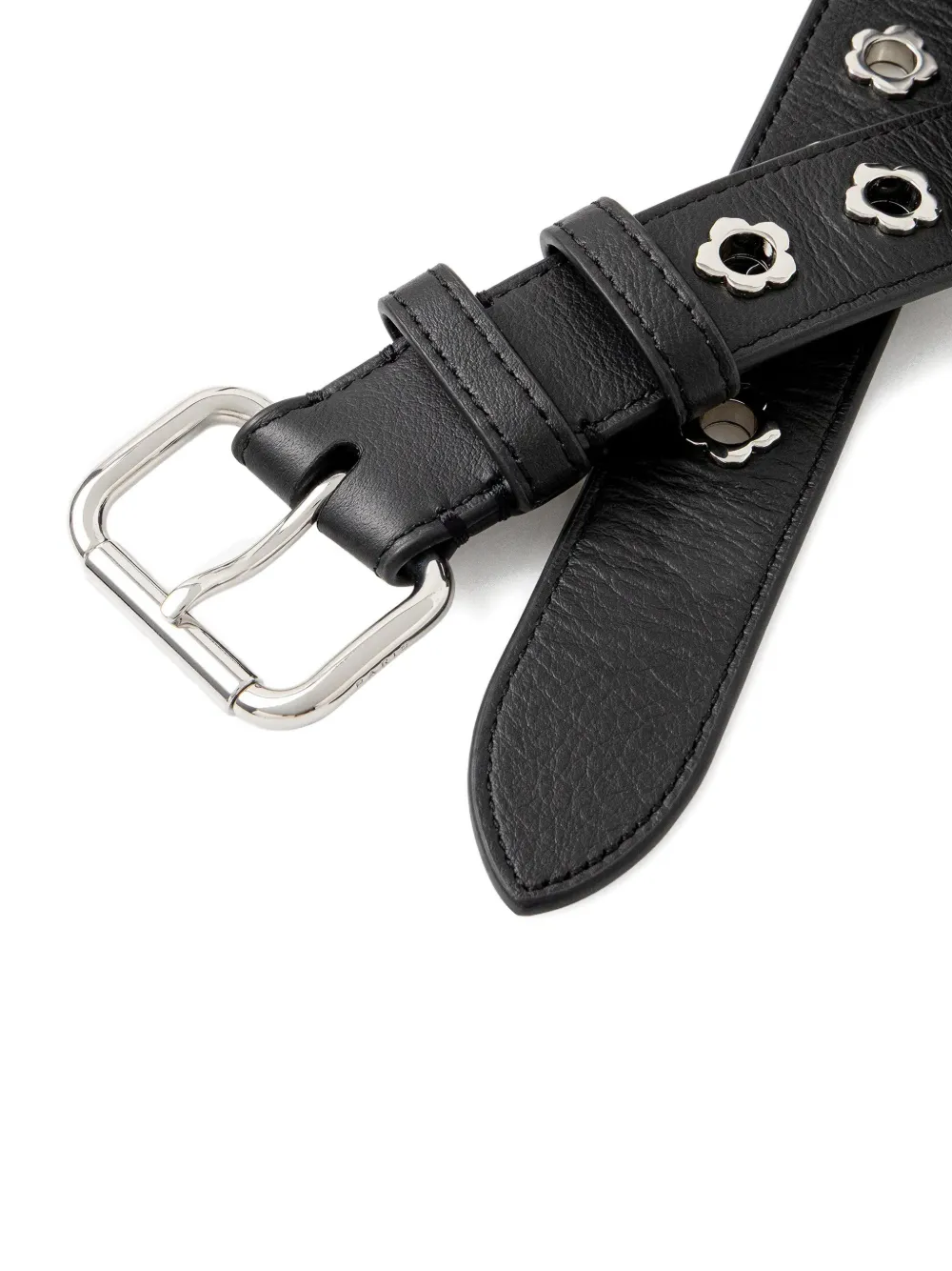 Kenzo floral-eyelet buckle belt - Zwart