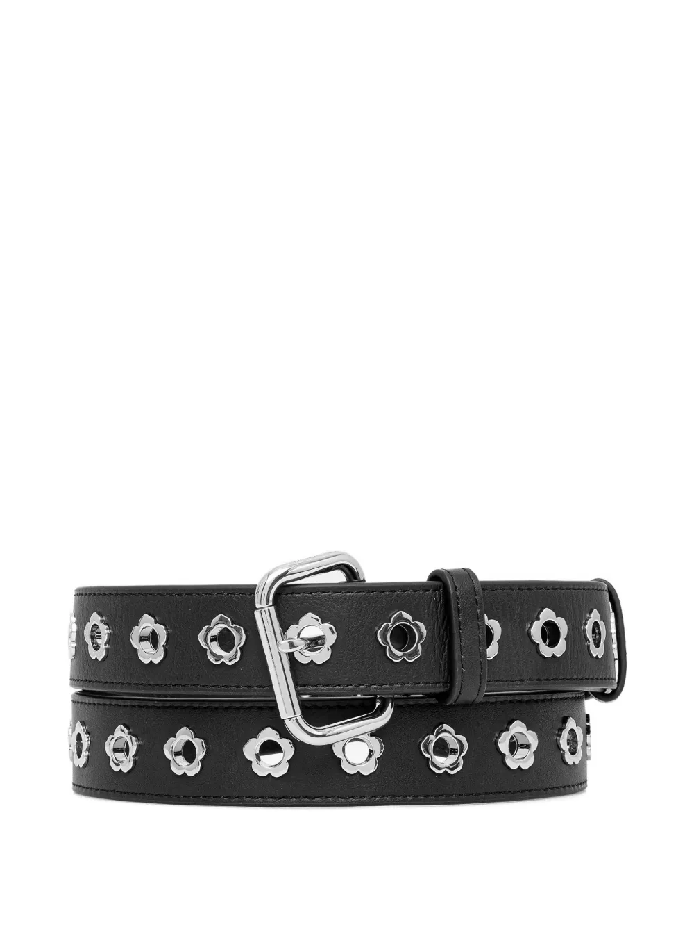 Kenzo floral-eyelet buckle belt - Nero