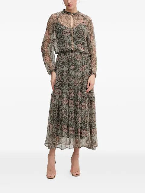 Hoss Intropia floral-embellished maxi dress