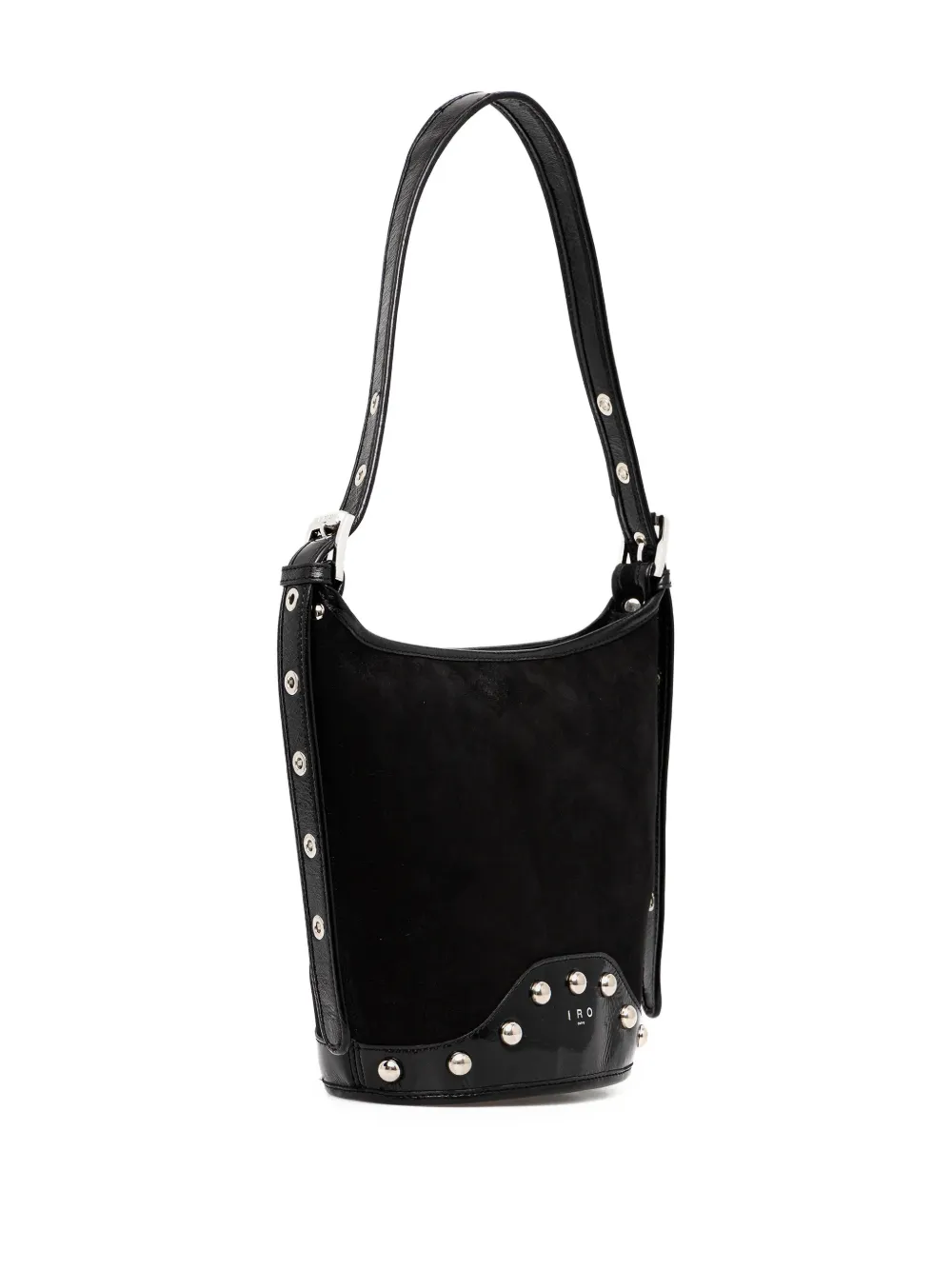 IRO mini studded tote bag - Zwart