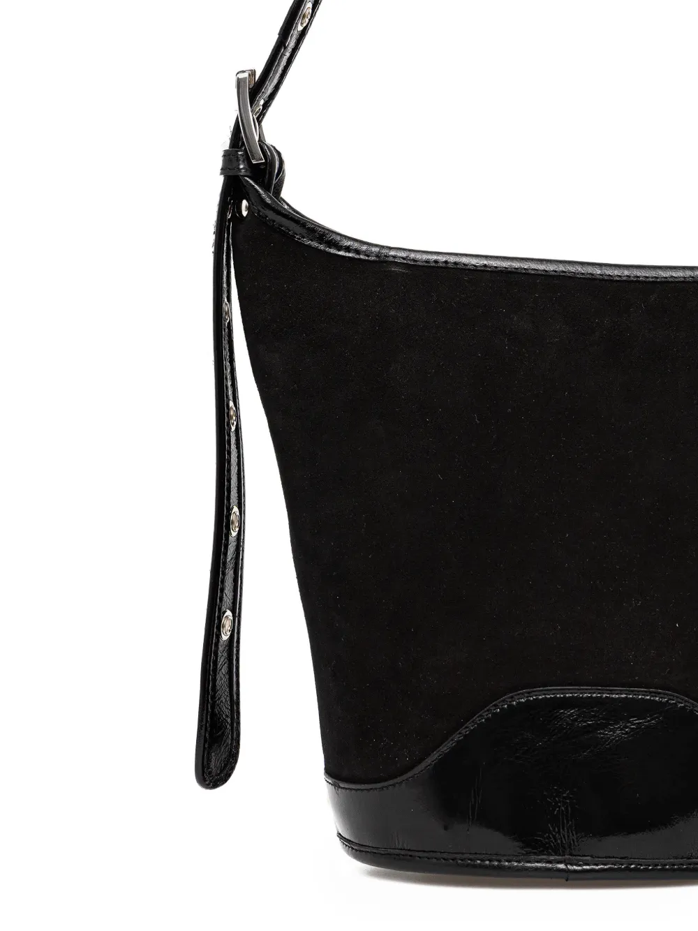 IRO Mini shopper met studs Zwart