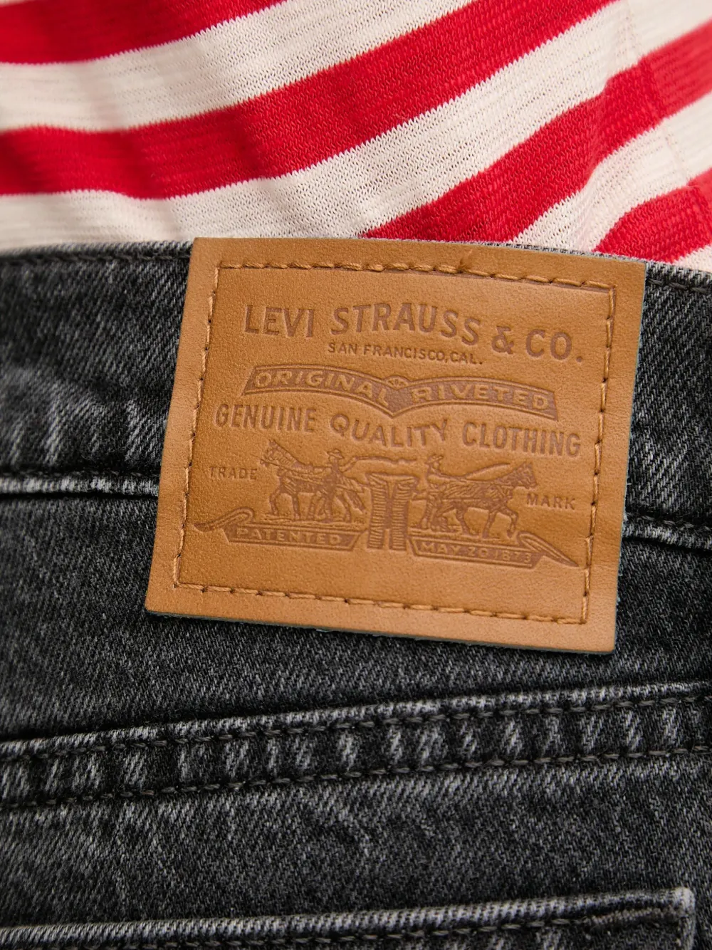 Levi's Wedgie bootcut jeans Zwart