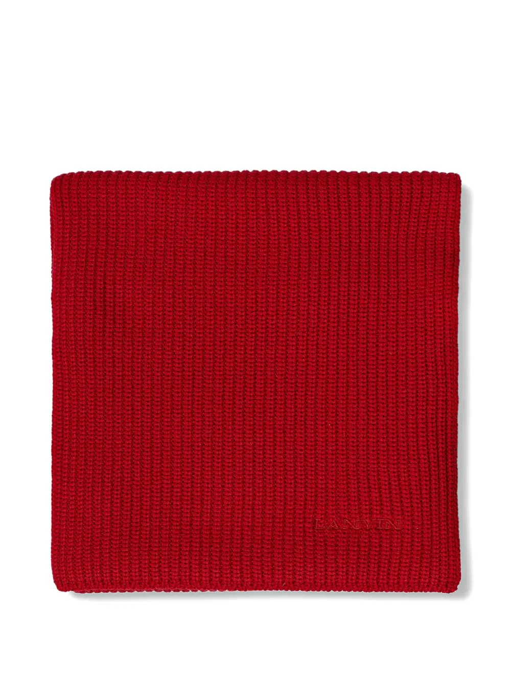  Lanvin Knitted Scarf - Red 