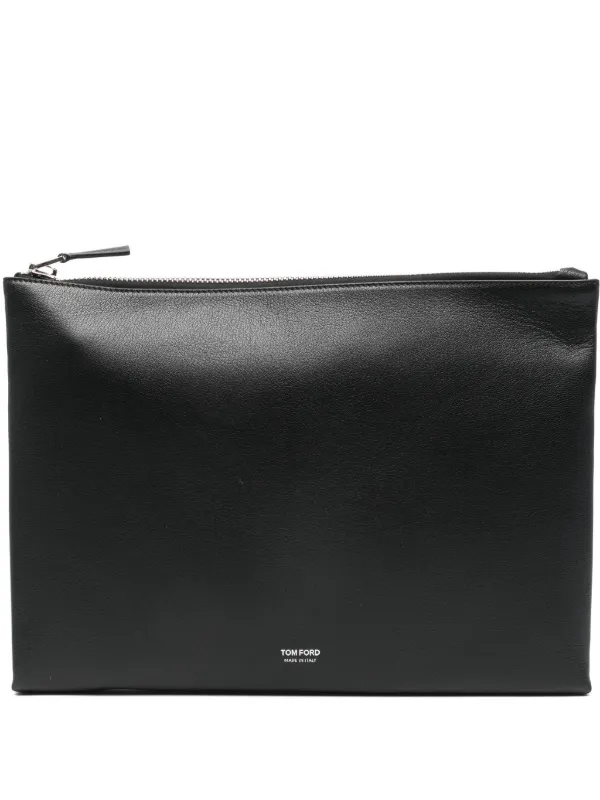 TOM FORD ジップ クラッチバッグ | ブラック | FARFETCH JP