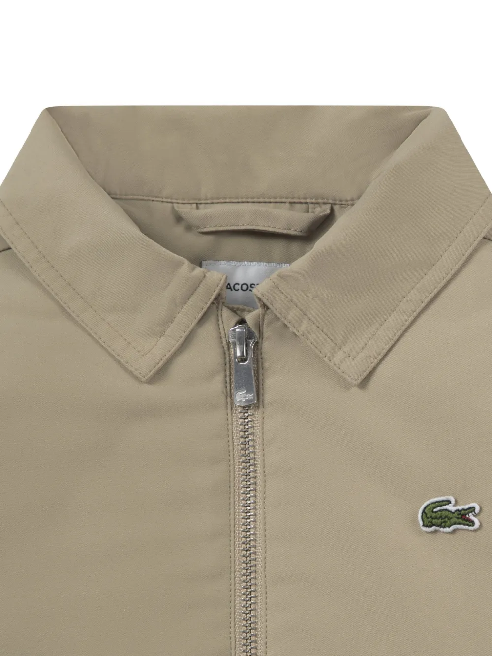 Lacoste Kids Jack met opgestikte zak en rits Beige