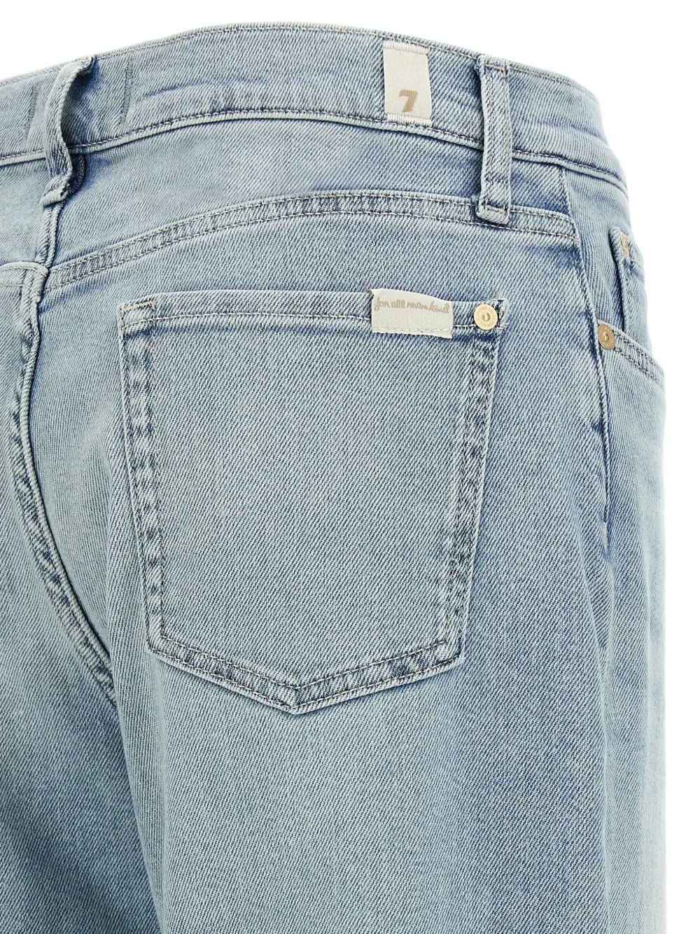 7 For All Mankind Lotta Frozen jeans met zak Blauw