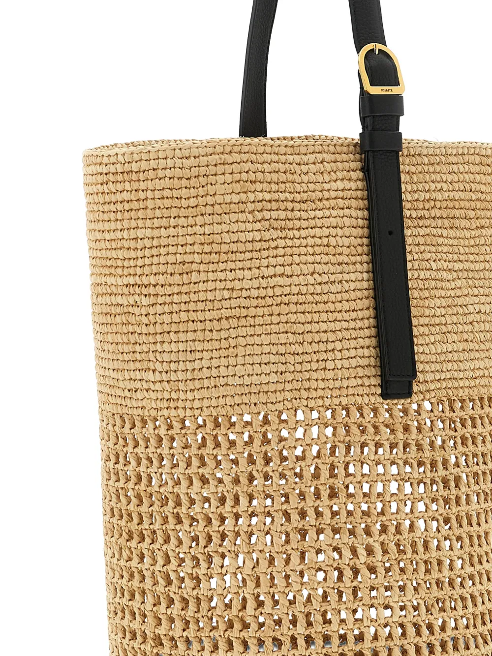 KHAITE Billie bucket-tas Beige