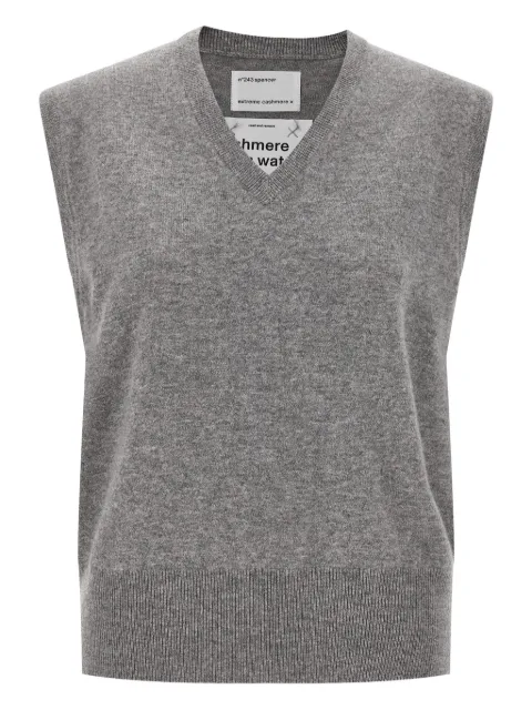 extreme cashmere V-neck vest