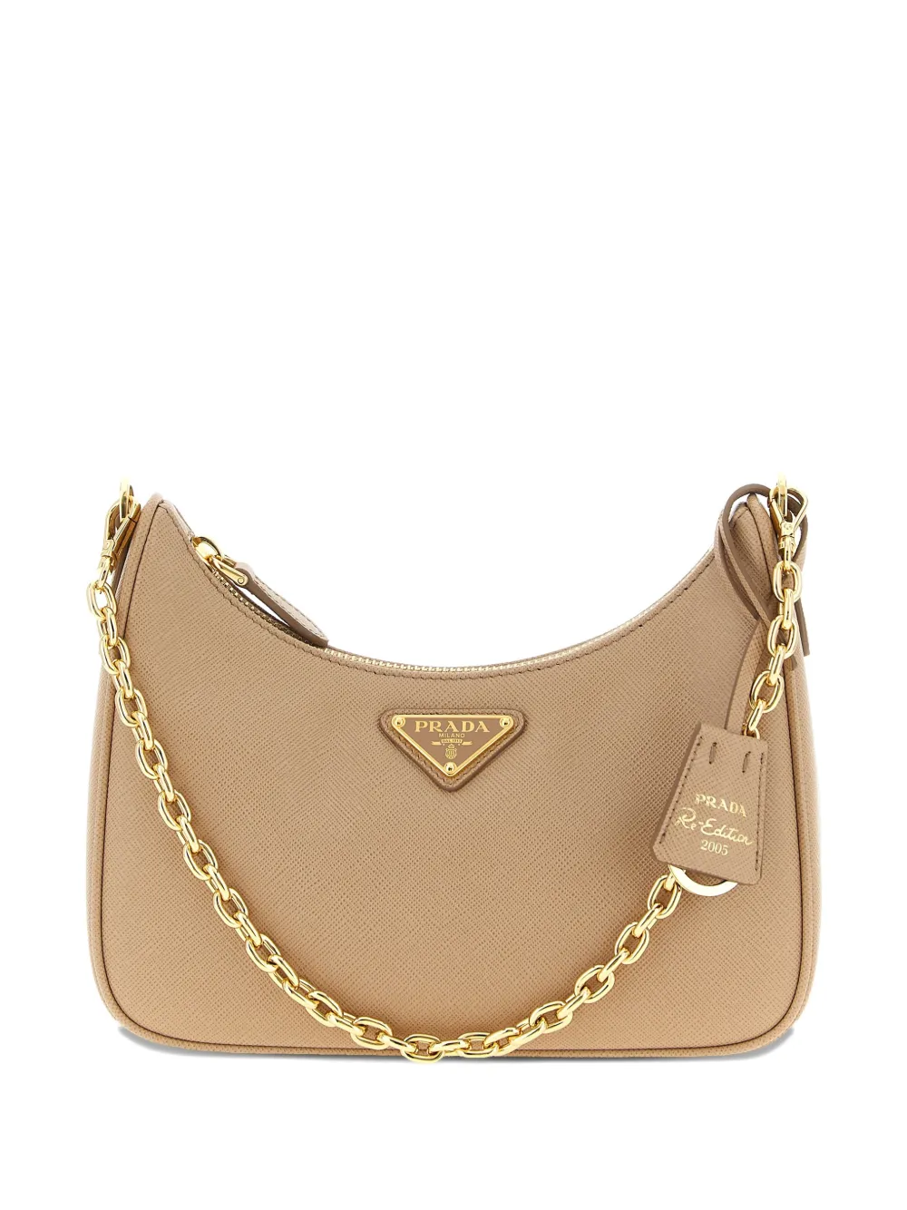 Prada Prada Re-Edition 2005 chain shoulder bag - Toni neutri