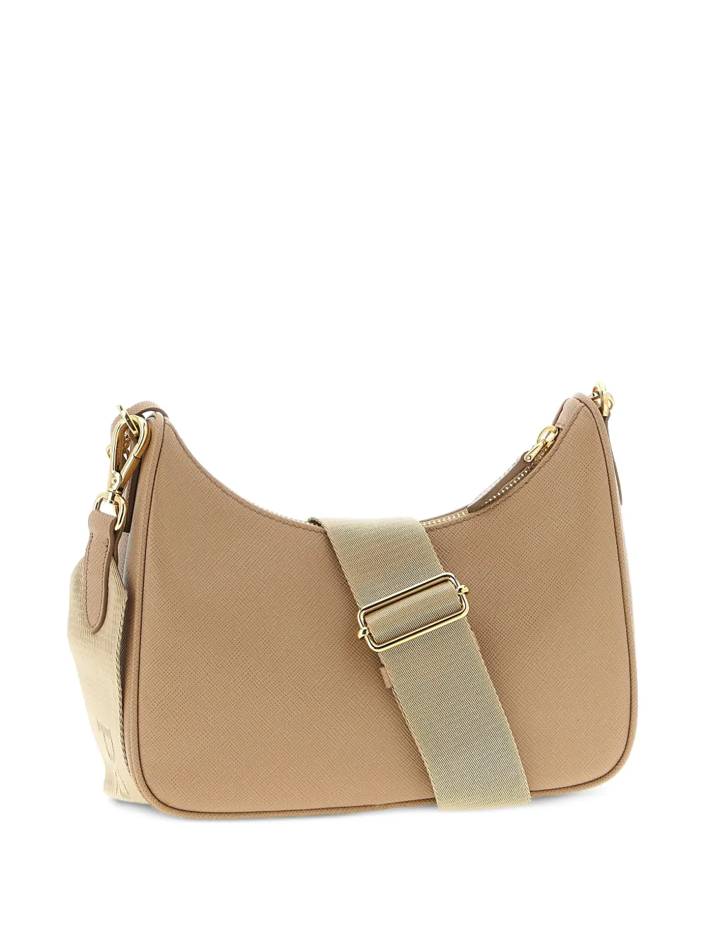Prada Re-Edition 2005 Saffiano leren schoudertas Beige