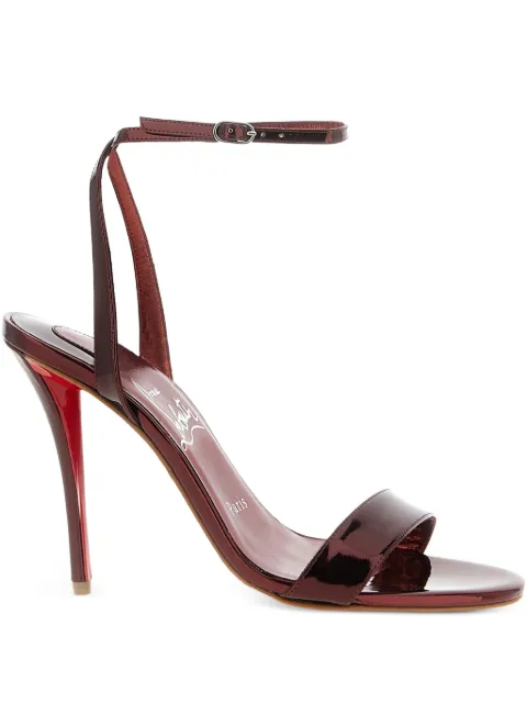 Christian Louboutin sandales Miss Z à effet miroir