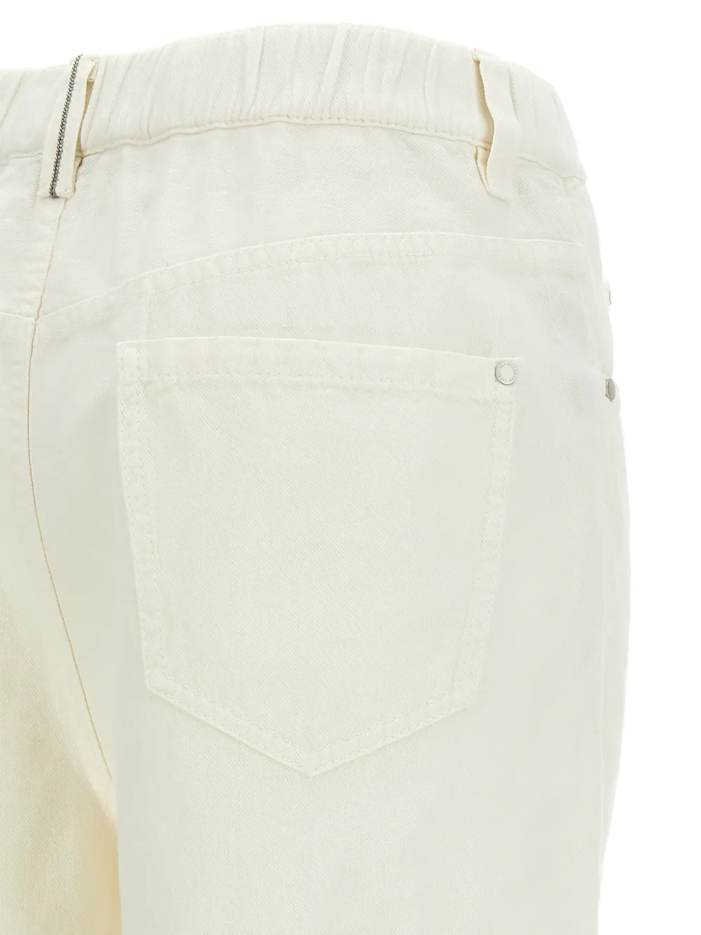  Brunello Cucinelli Elastic Waistband Pocket Trousers - Neutrals 