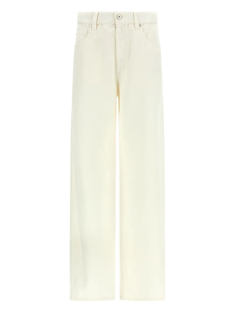 Brunello Cucinelli elastic waistband pocket trousers - Toni neutri
