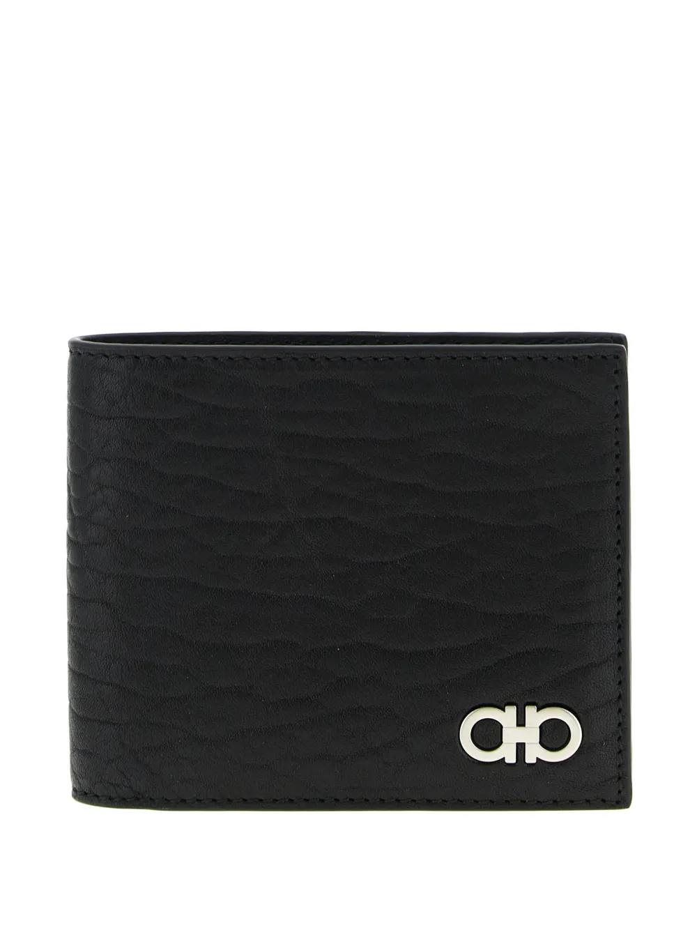 Ferragamo Gancini logo wallet - Nero