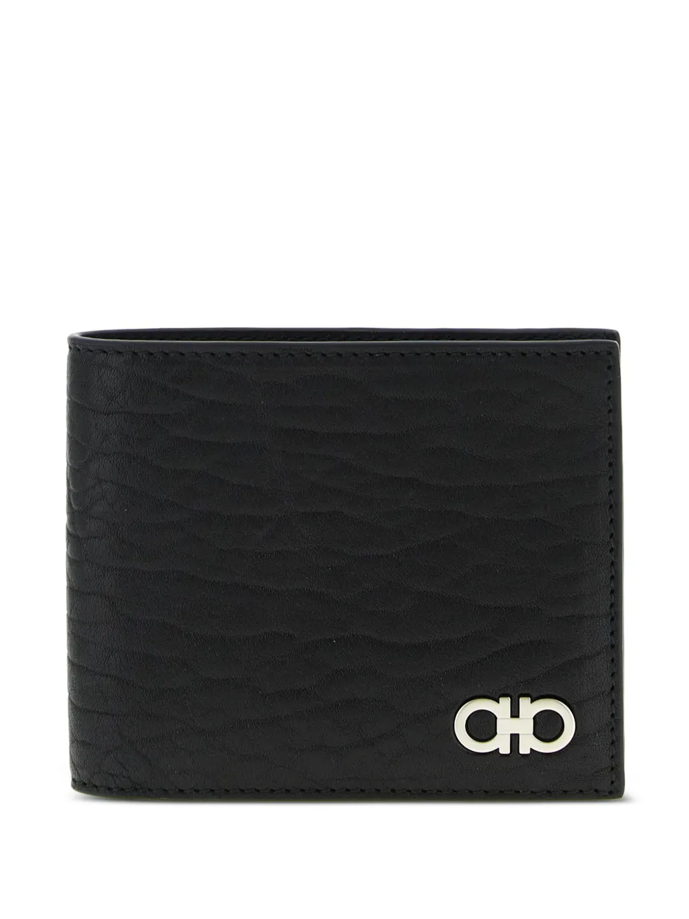 Ferragamo Gancini logo wallet | Black | Image 1