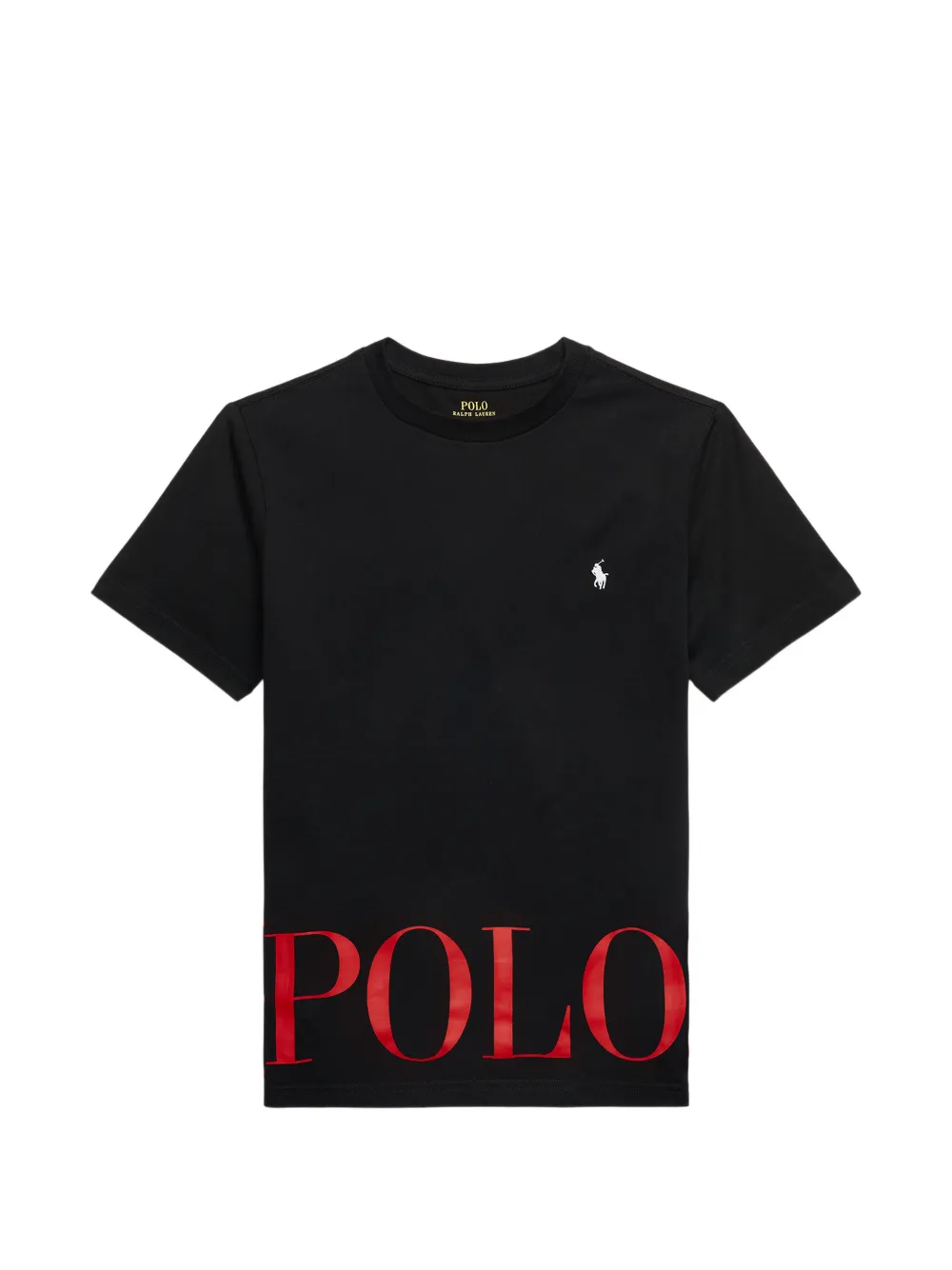 POLO RALPH LAUREN KIDS logo-print short-sleeve T-shirt - Nero