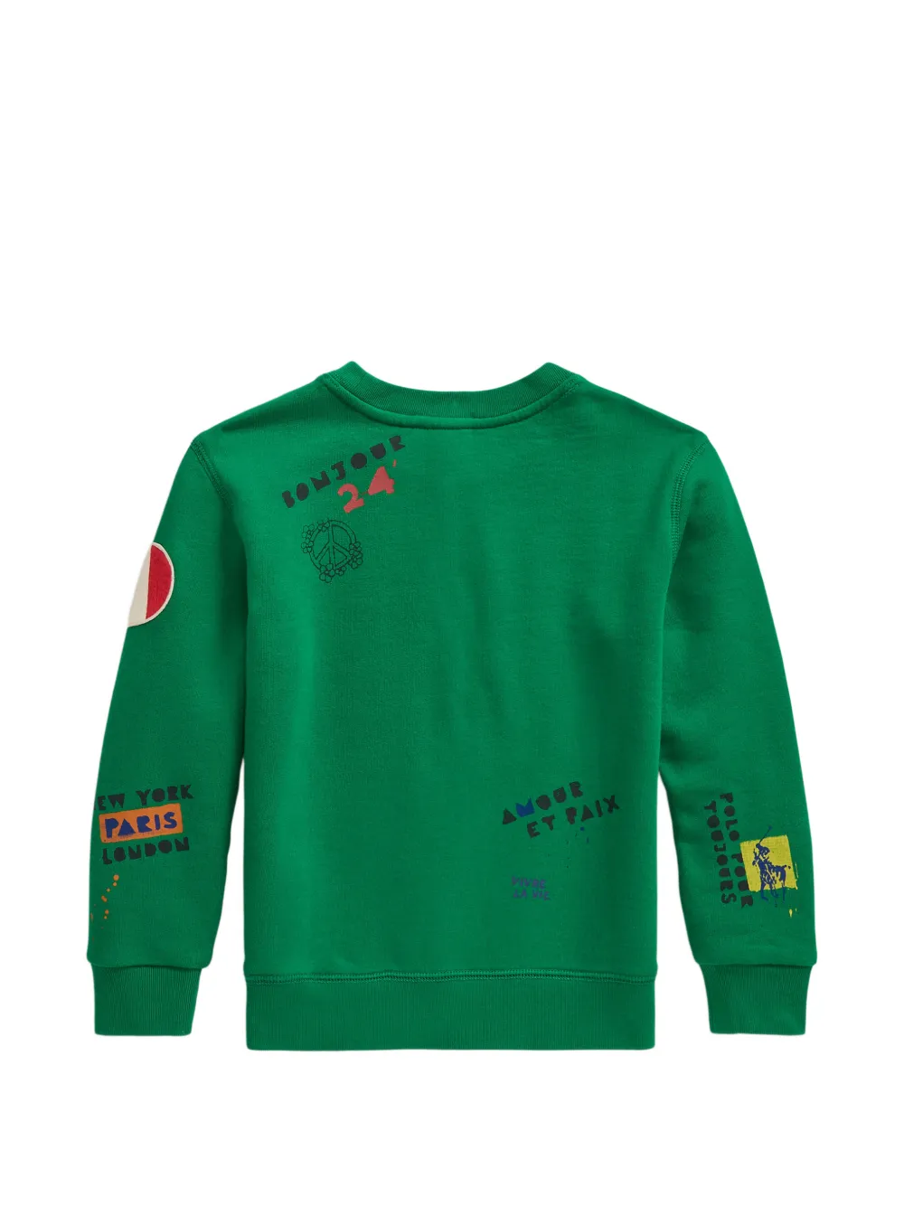 POLO RALPH LAUREN KIDS Sweater met grafische print Groen