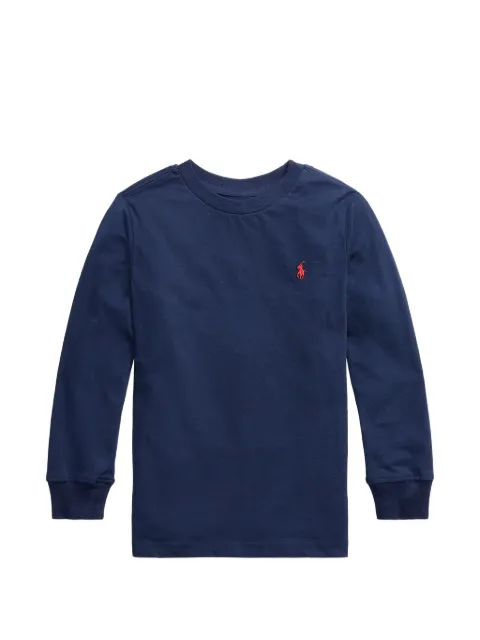 POLO RALPH LAUREN KIDS playera con logo estampado
