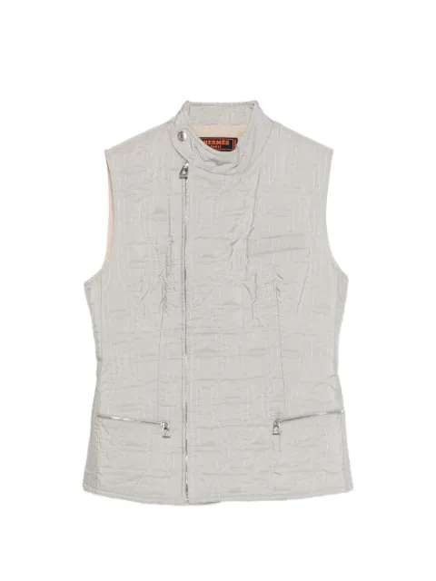 Hermès Pre-Owned 2000s quilted zip gilet