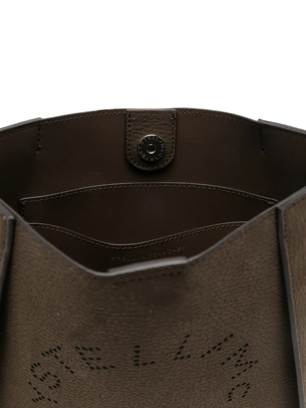 Stella McCartney Crossbodytas met uitgesneden logo Bruin