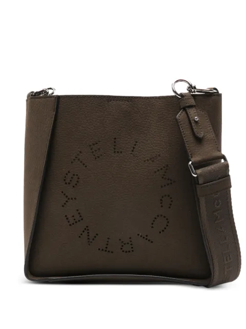 Stella McCartney bolsa crossbody cuadrada con logo
