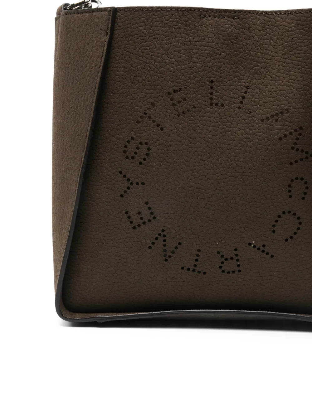 Stella McCartney Crossbodytas met uitgesneden logo Bruin