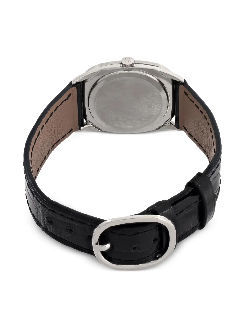 Pre-owned Patek Philippe Golden Ellipse 32mm Watch In Blue