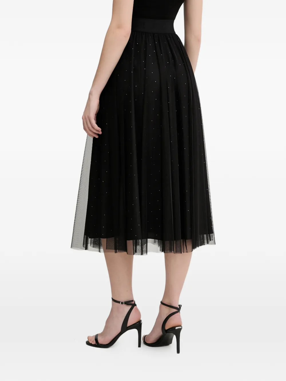  Joop! Ribbon Embellished Midi Skirt - Black 