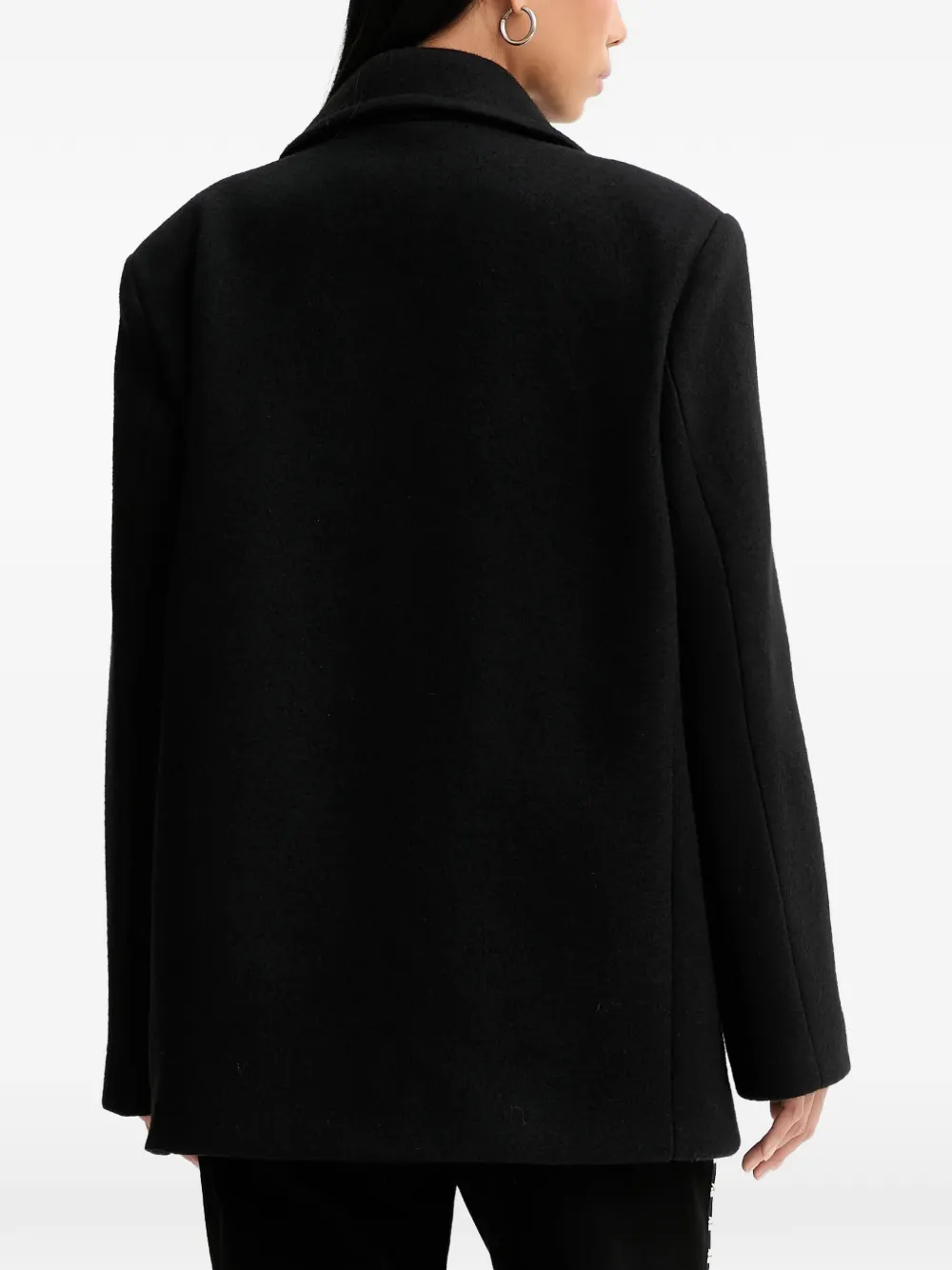  Iro Caribe Double-breasted Coat - Black 