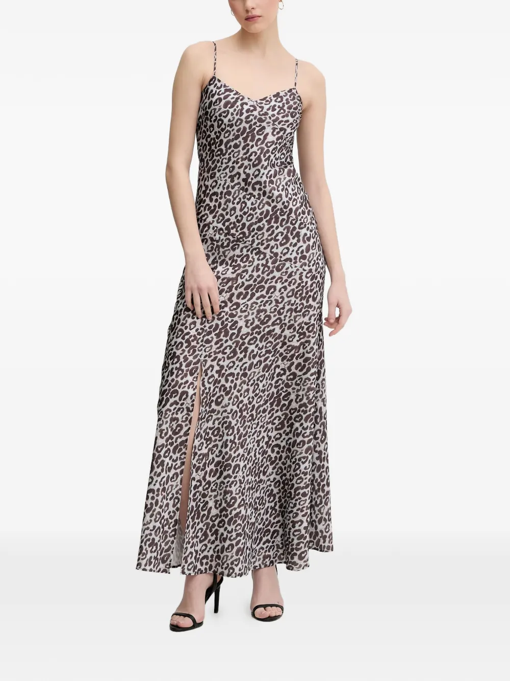 Joop! Delci animal-print maxi dress - Toni neutri