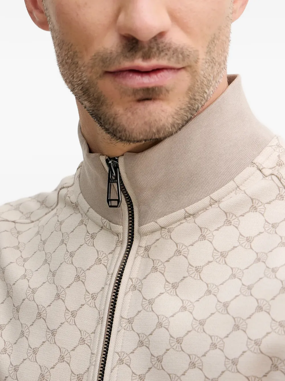 Joop! Hoodie met rits Beige