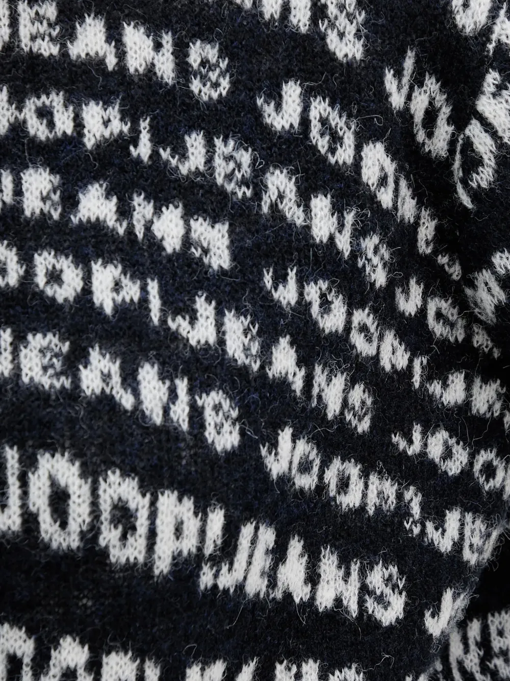Joop! Kalissa trui met logo-jacquard Blauw