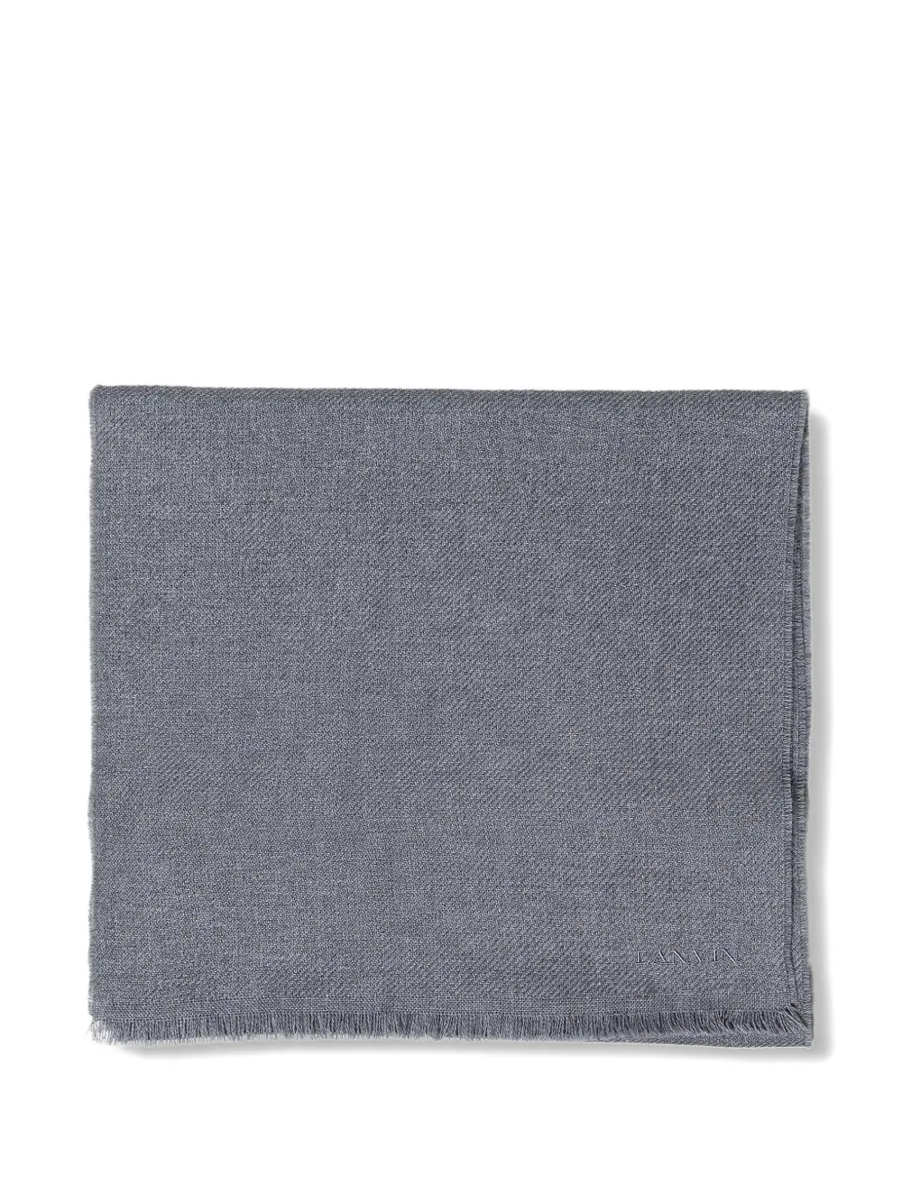 Lanvin frayed scarf - Grijs