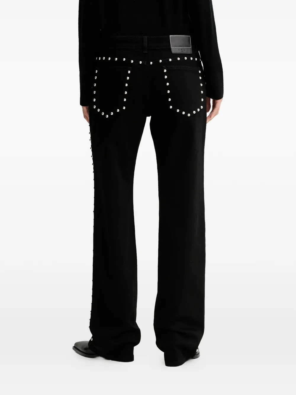 IRO Thess straight jeans Zwart