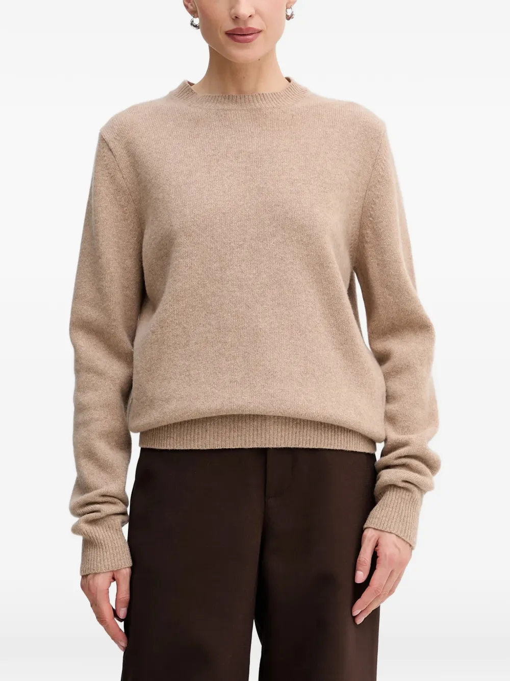 La Mania Mellow crew-neck sweater - Toni neutri
