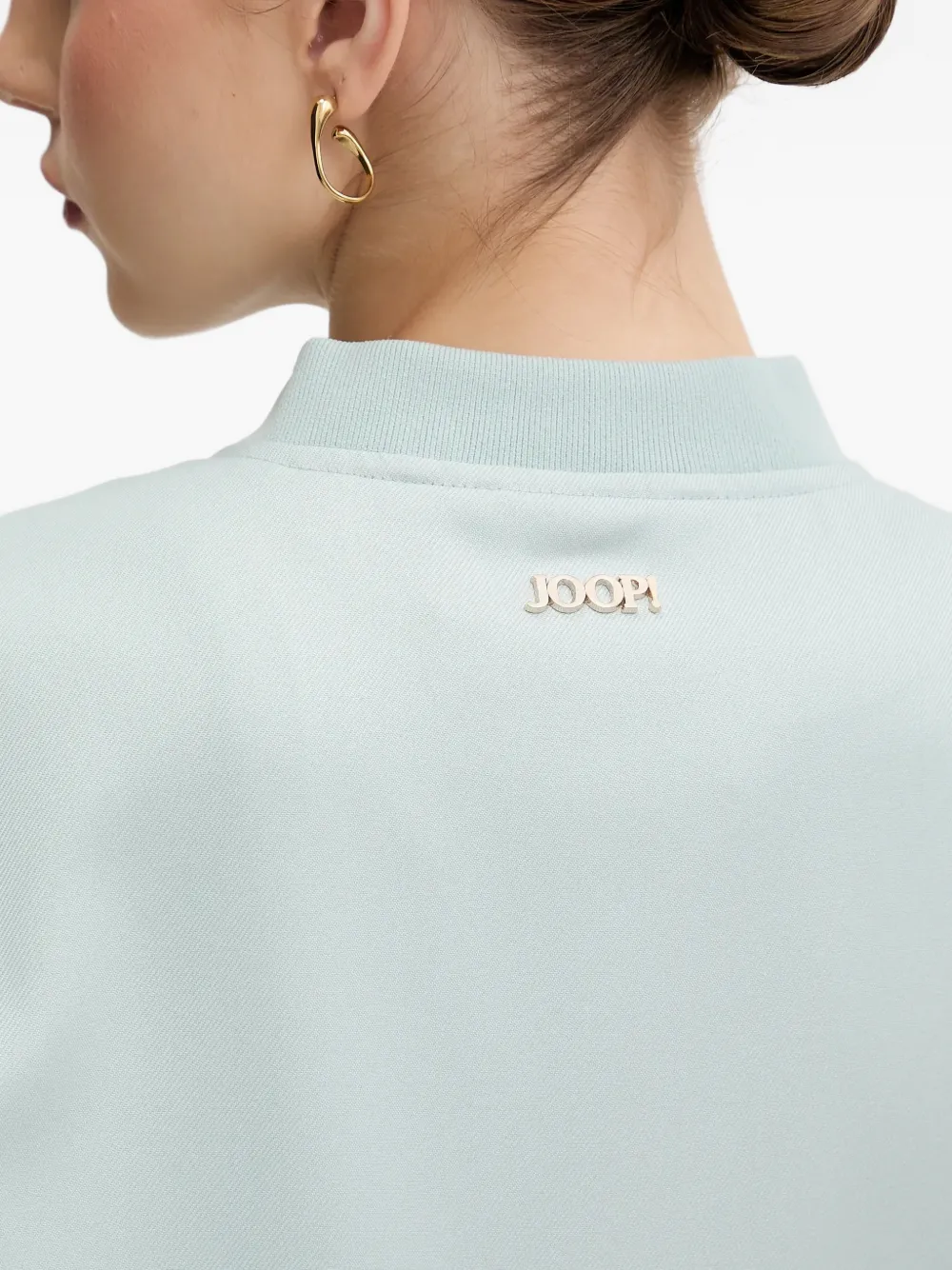 Joop! Button-up bomberjack met opgestikte zak Blauw