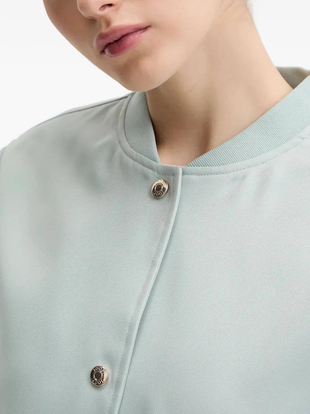 Joop! Button-up bomberjack met opgestikte zak Blauw
