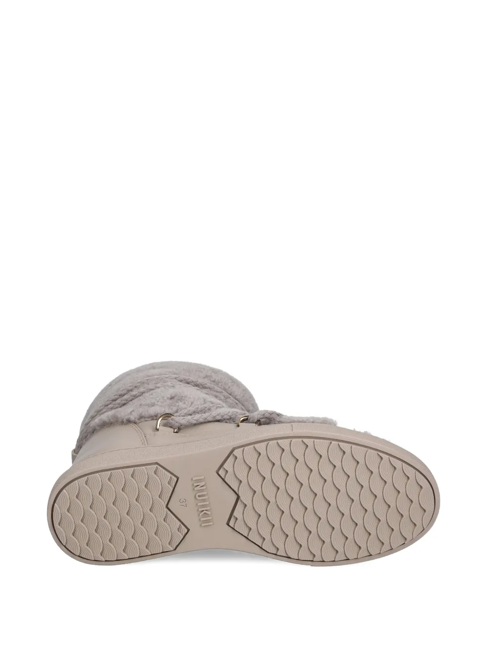 Inuikii Curly veterlaarzen Grijs