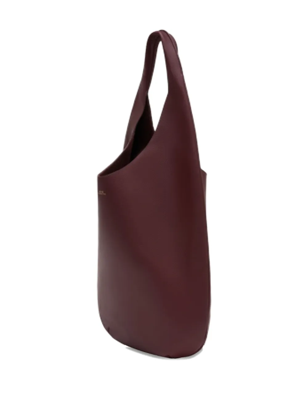 A.P.C. Le Neige smooth leather shopper bag - Rood