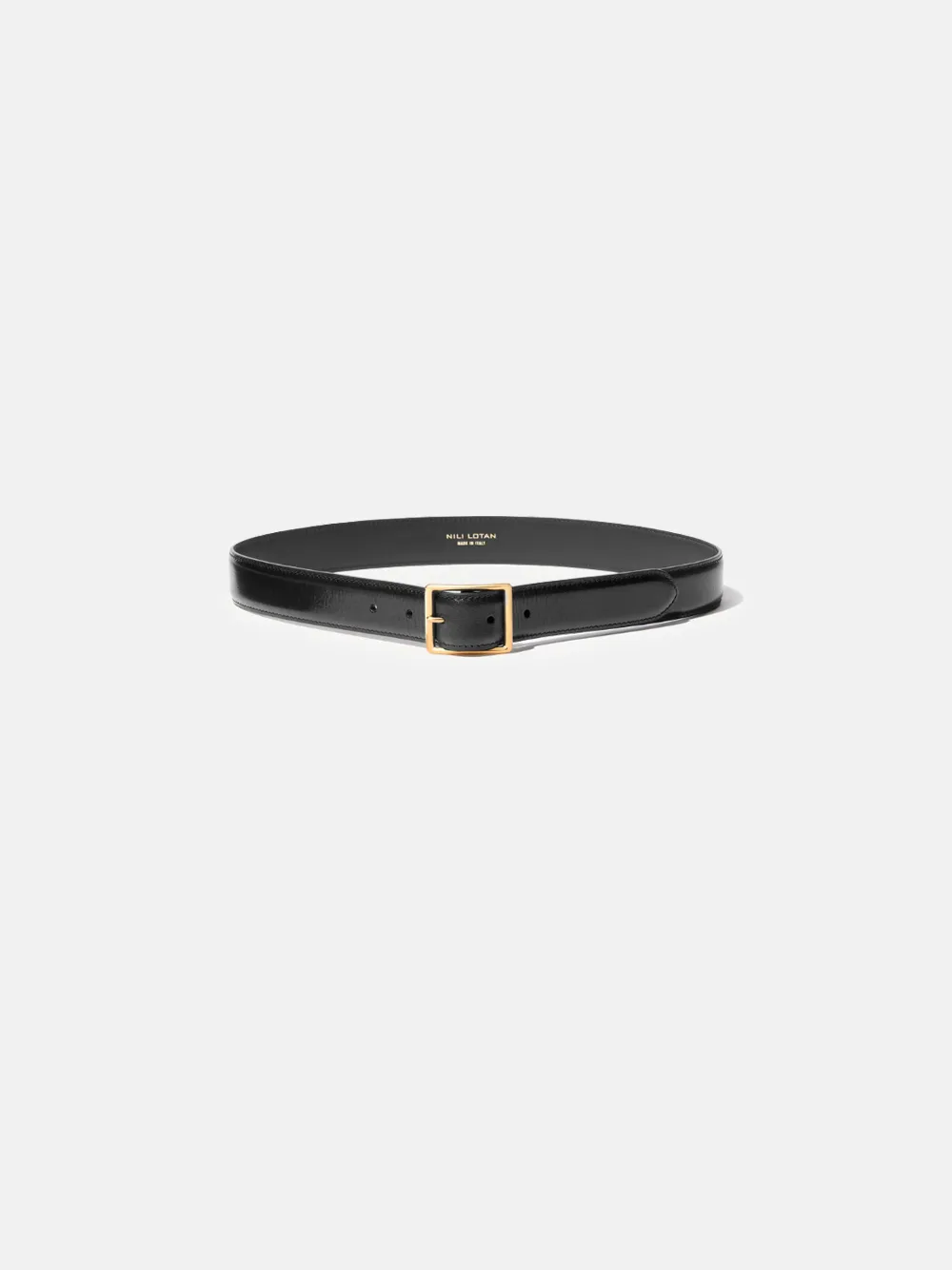 Nili Lotan Gabriele leather belt - Nero