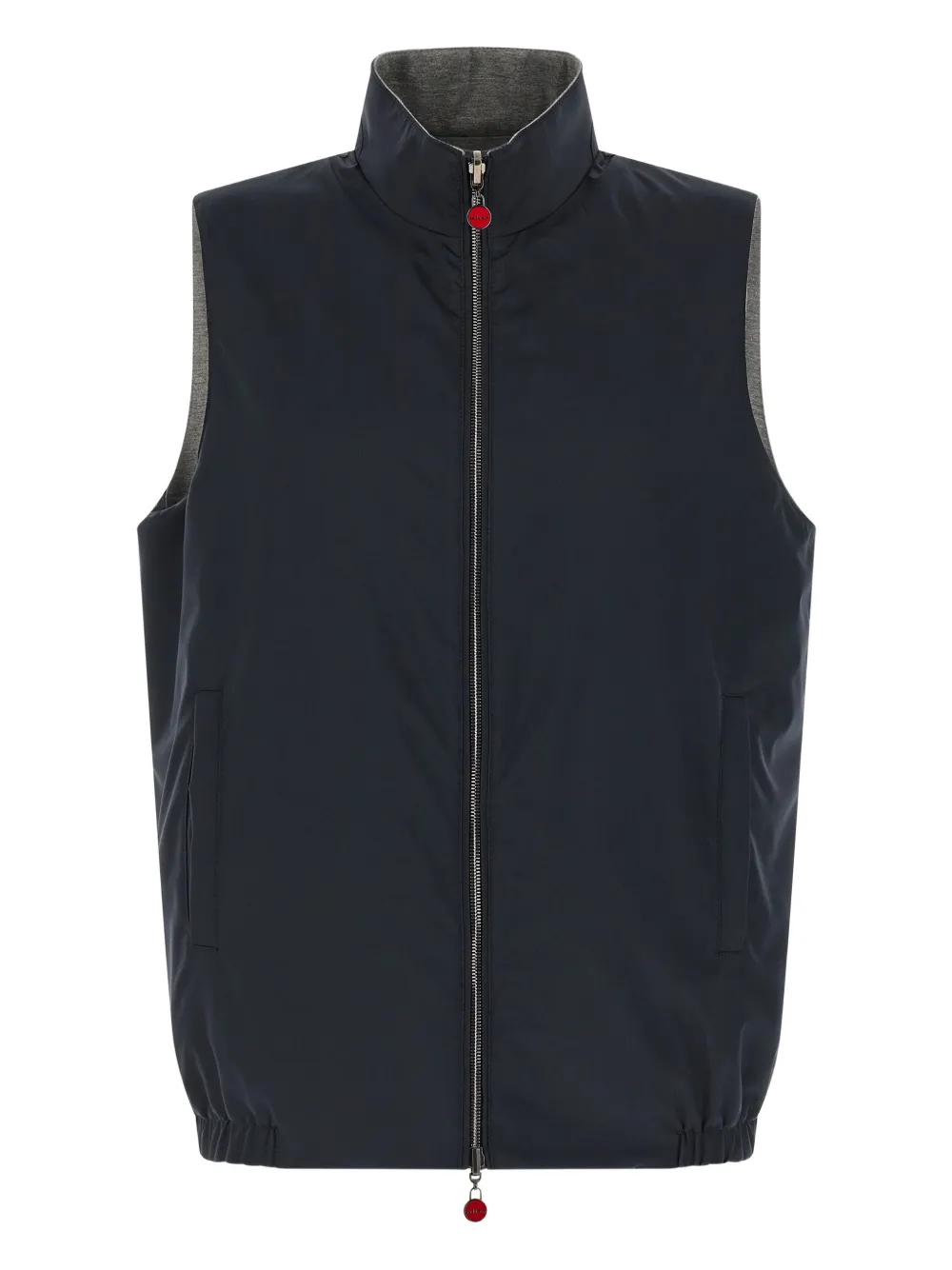 Kiton reversible vest - Grigio