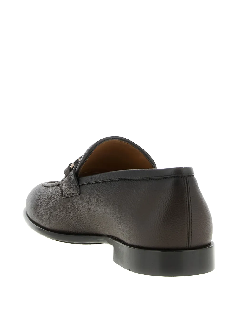 Ferragamo Gancini leren loafers Bruin