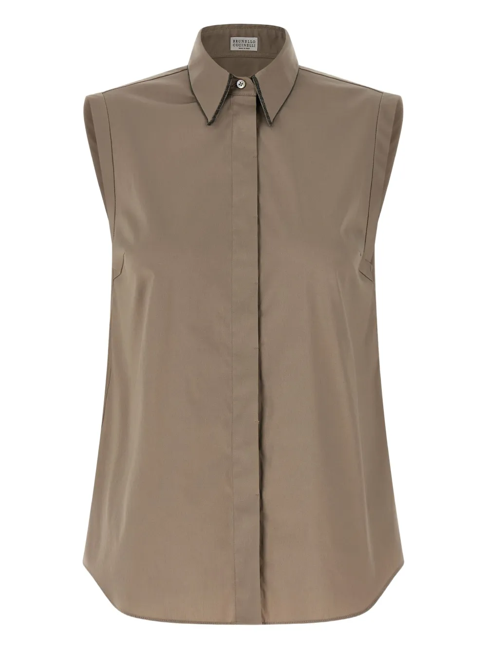 Brunello Cucinelli sleeveless shirt - Toni neutri