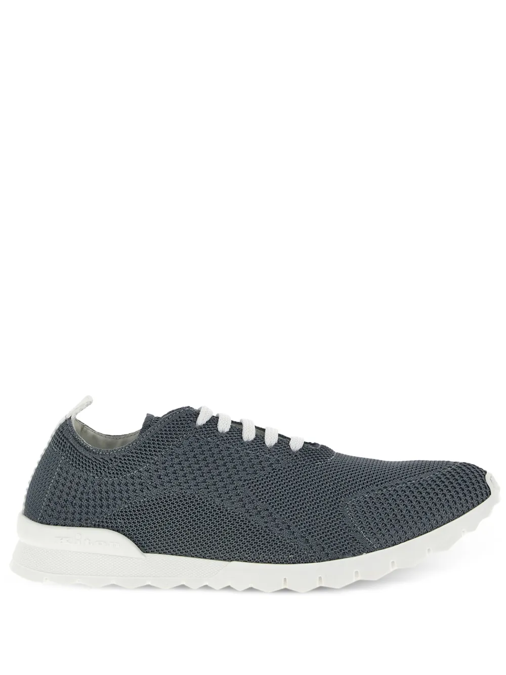 Kiton lace-up knitted sneakers - Grigio