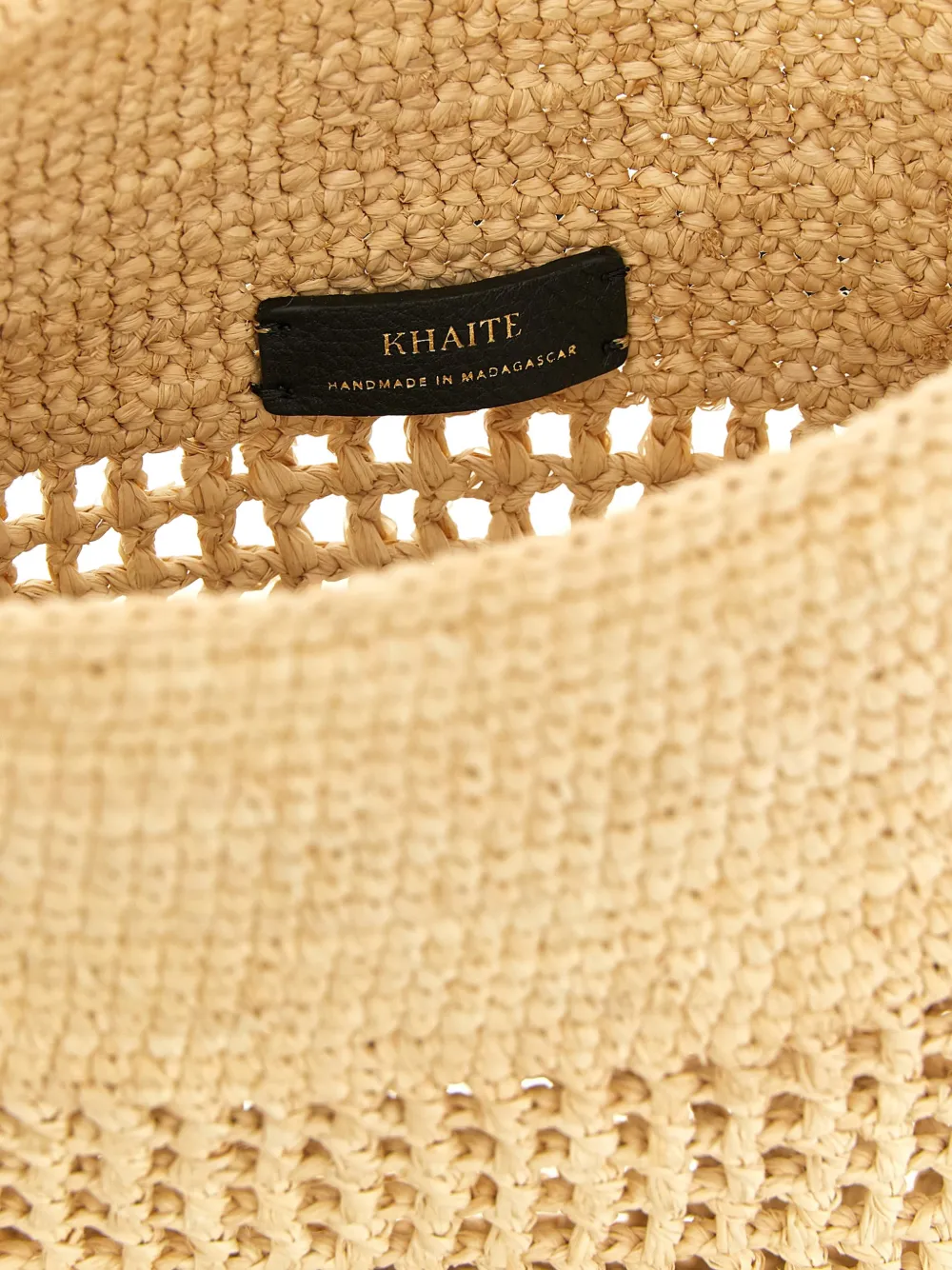 small Billie woven-raffia bucket bag