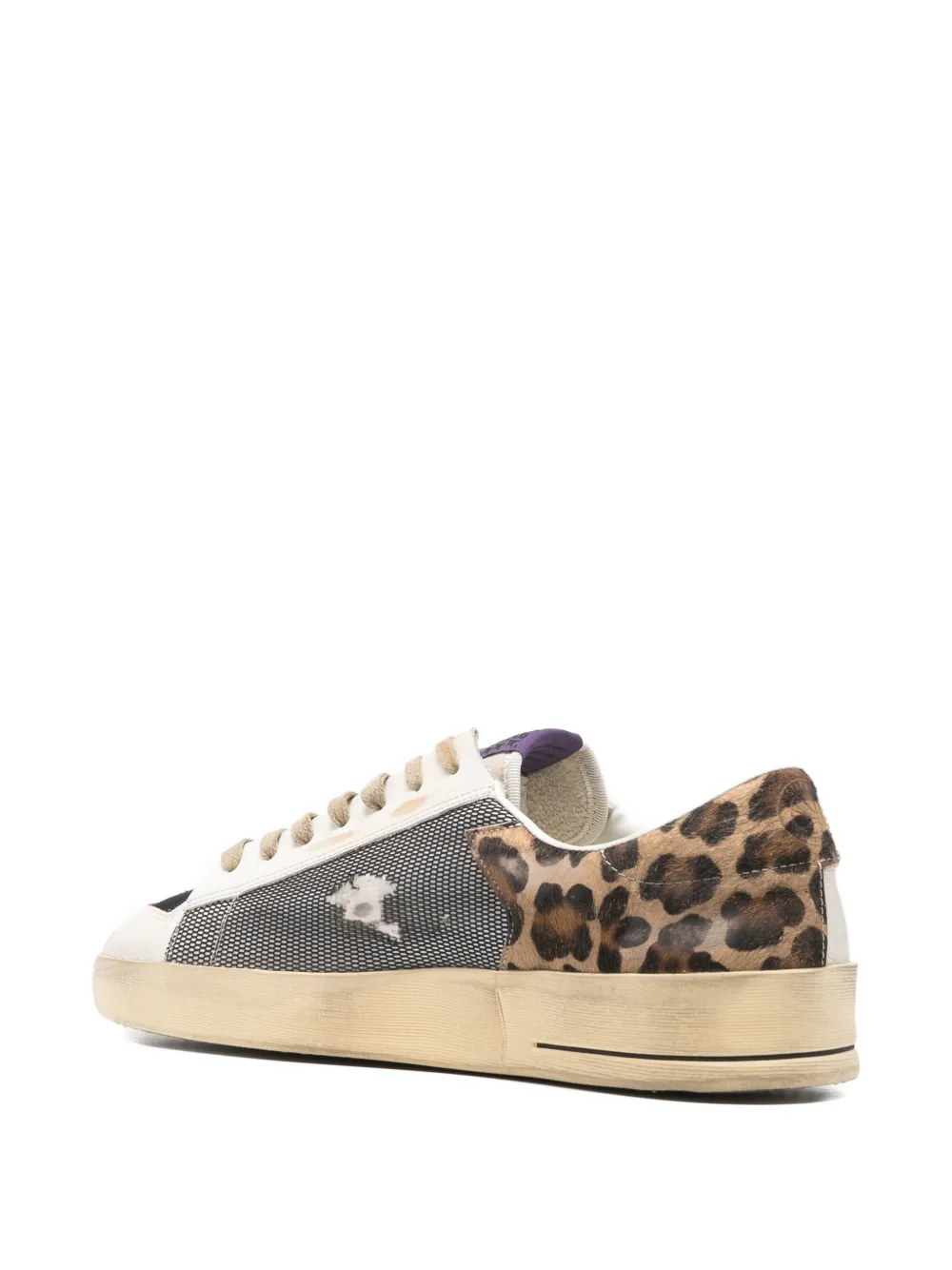Golden Goose Stardan sneakers met luipaardprint Wit