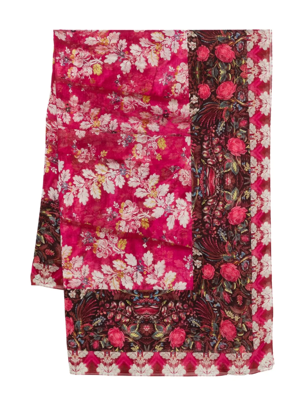 Pierre-Louis Mascia floral-print scarf - Viola