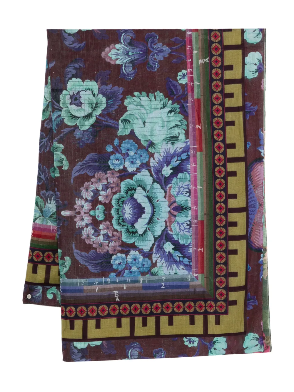 Pierre-Louis Mascia floral-print scarf - Viola